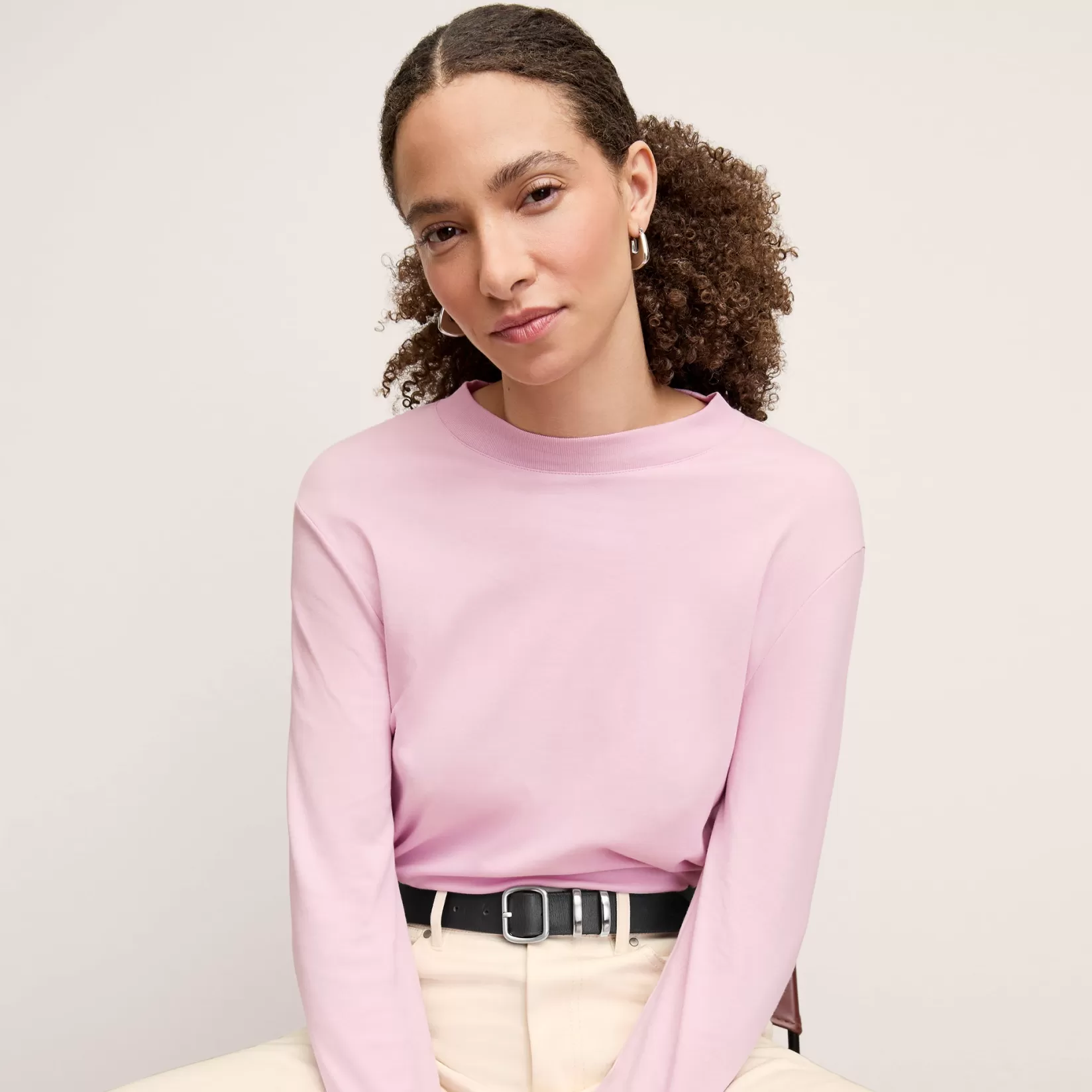 Tops | T-Shirts | M.M.LaFleur The Raquel T-Shirt - Organic Pima Cotton Hyacinth