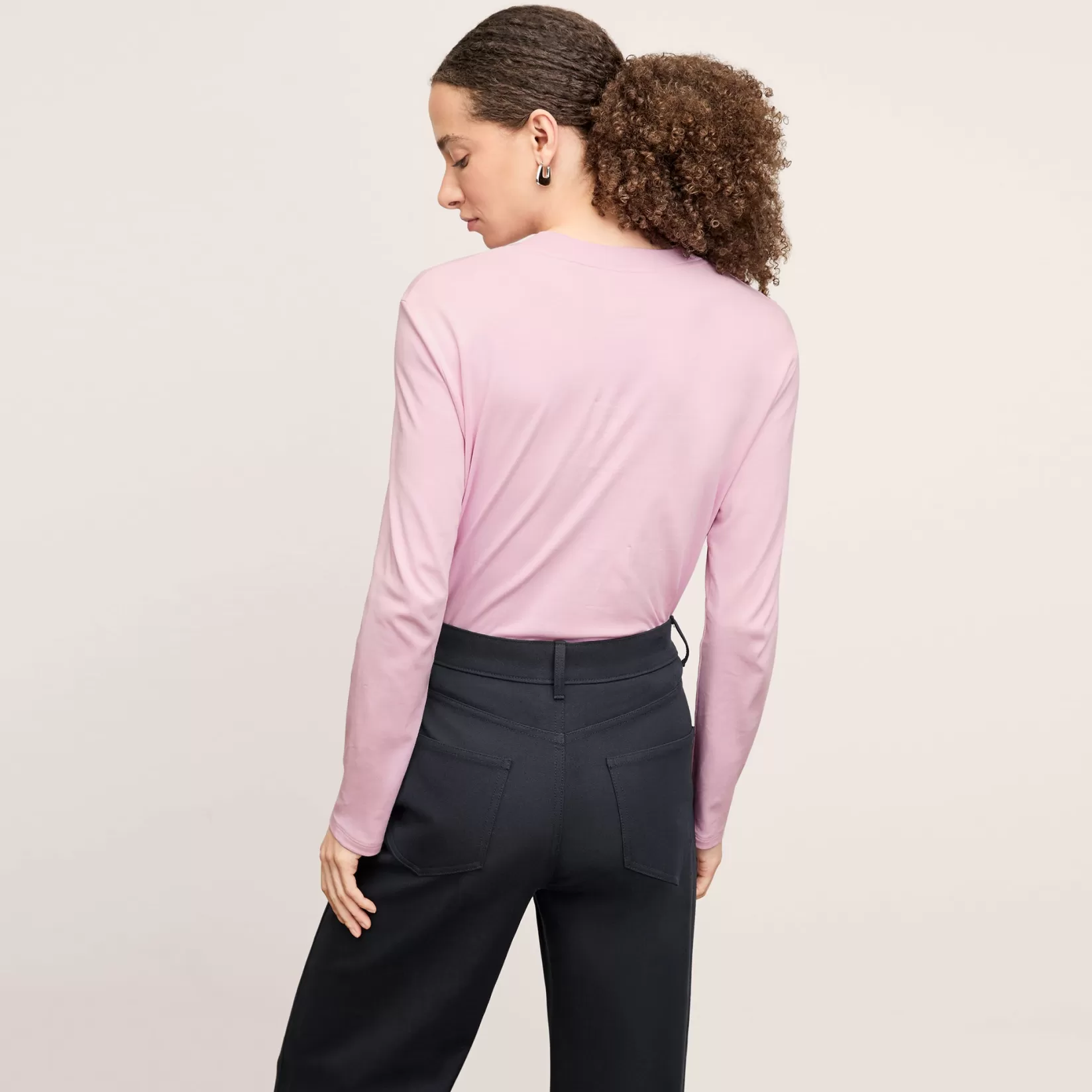 Tops | T-Shirts | M.M.LaFleur The Raquel T-Shirt - Organic Pima Cotton Hyacinth