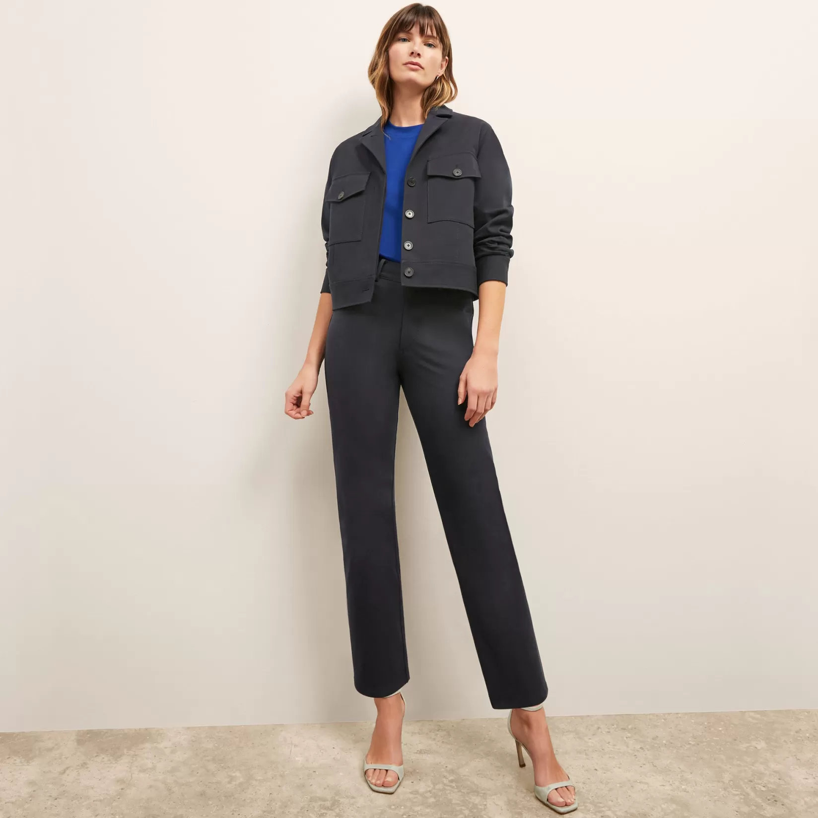 T-Shirts | M.M.LaFleur The Rhoda Jacket - Eco Better Than Denim Ink