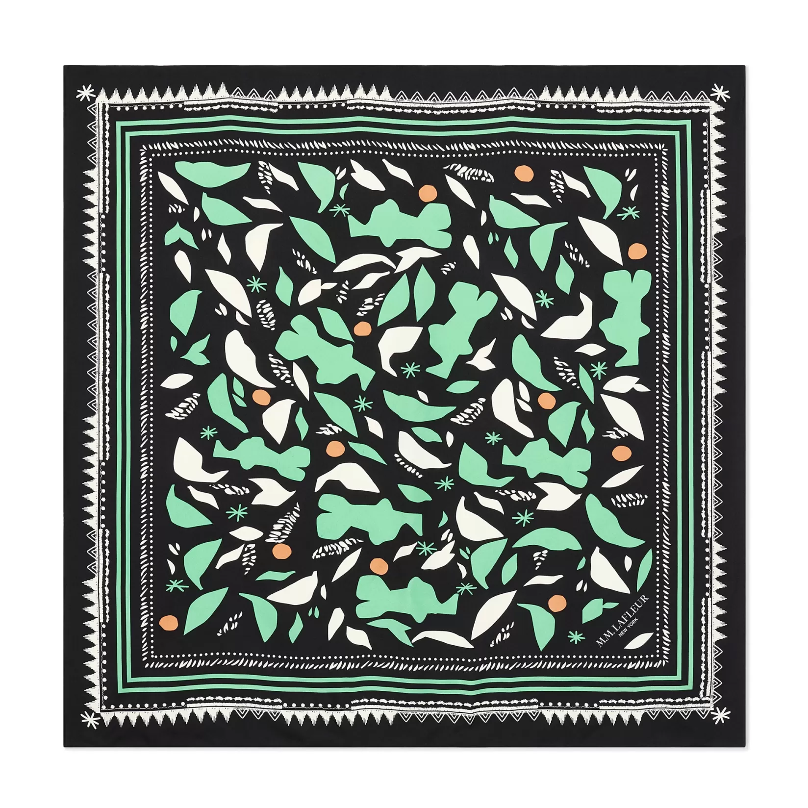 Accessories | M.M.LaFleur The Scarf - Washable Silk SeafoamGreenIconPrint