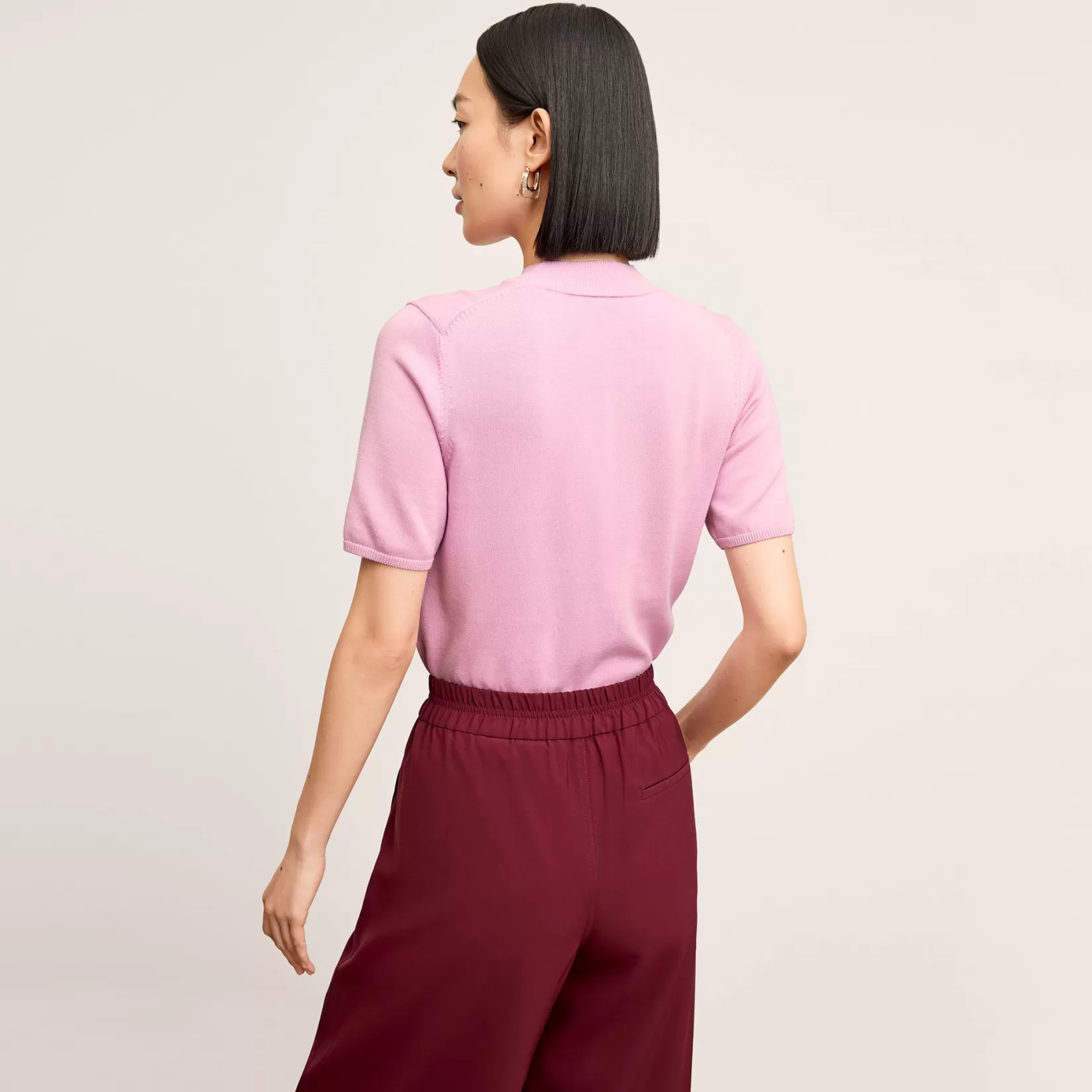 Tops | M.M.LaFleur The Shani Top - Cotton Silk Knit Taffy