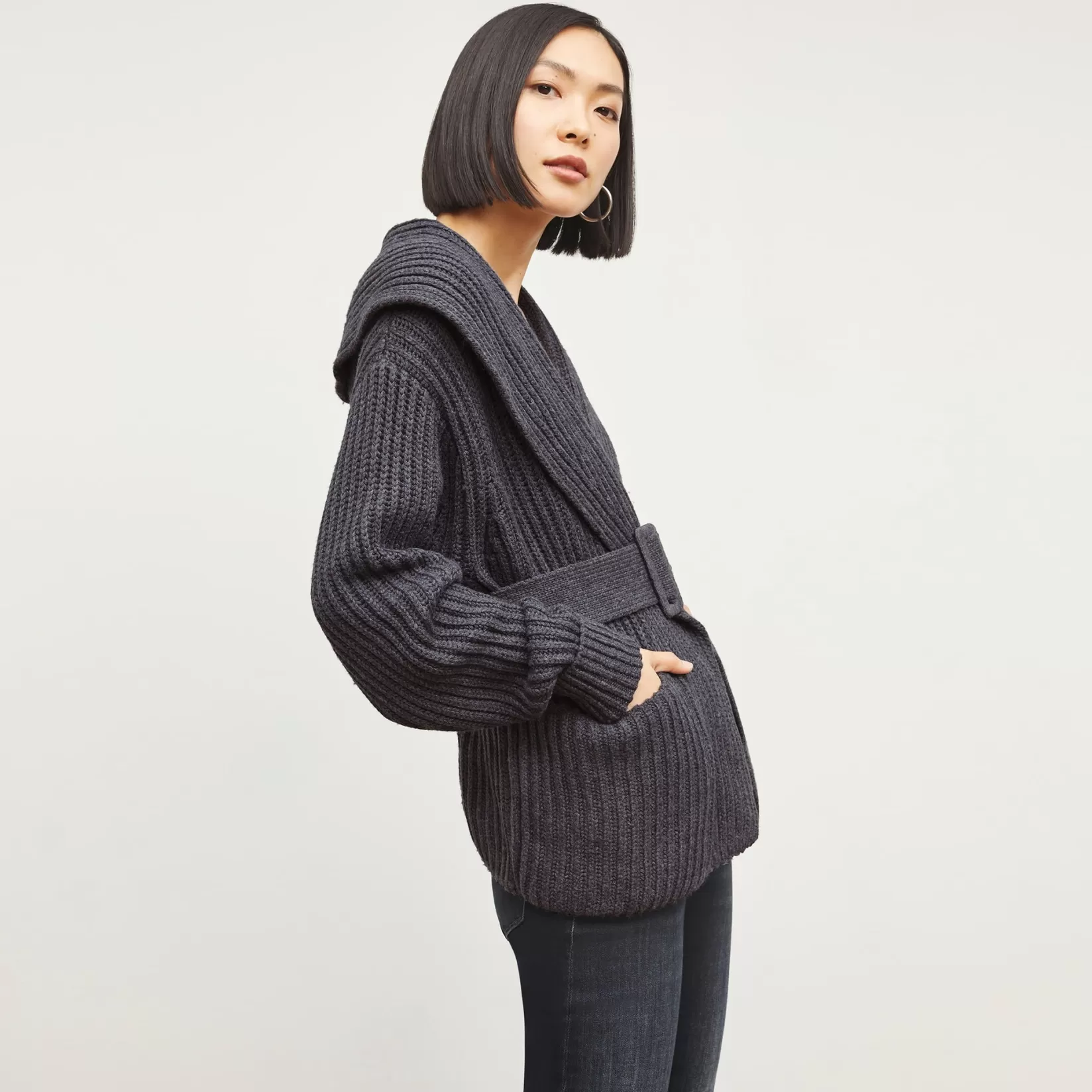 Sweaters | M.M.LaFleur The Snyder Jacket - Lush Merino Charcoal