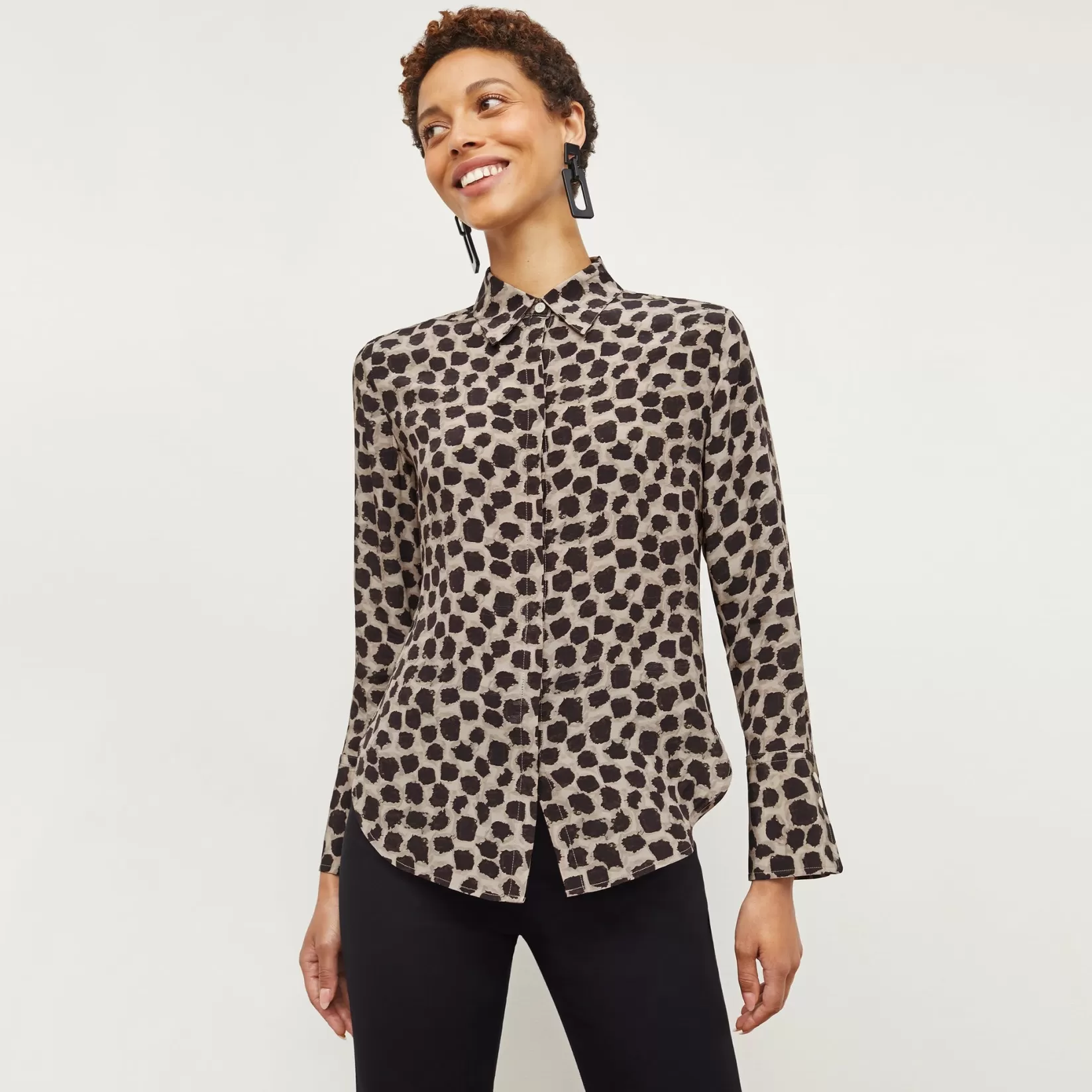 Skirts | M.M.LaFleur The Tatum Top - Washable Silk SaharaPrint