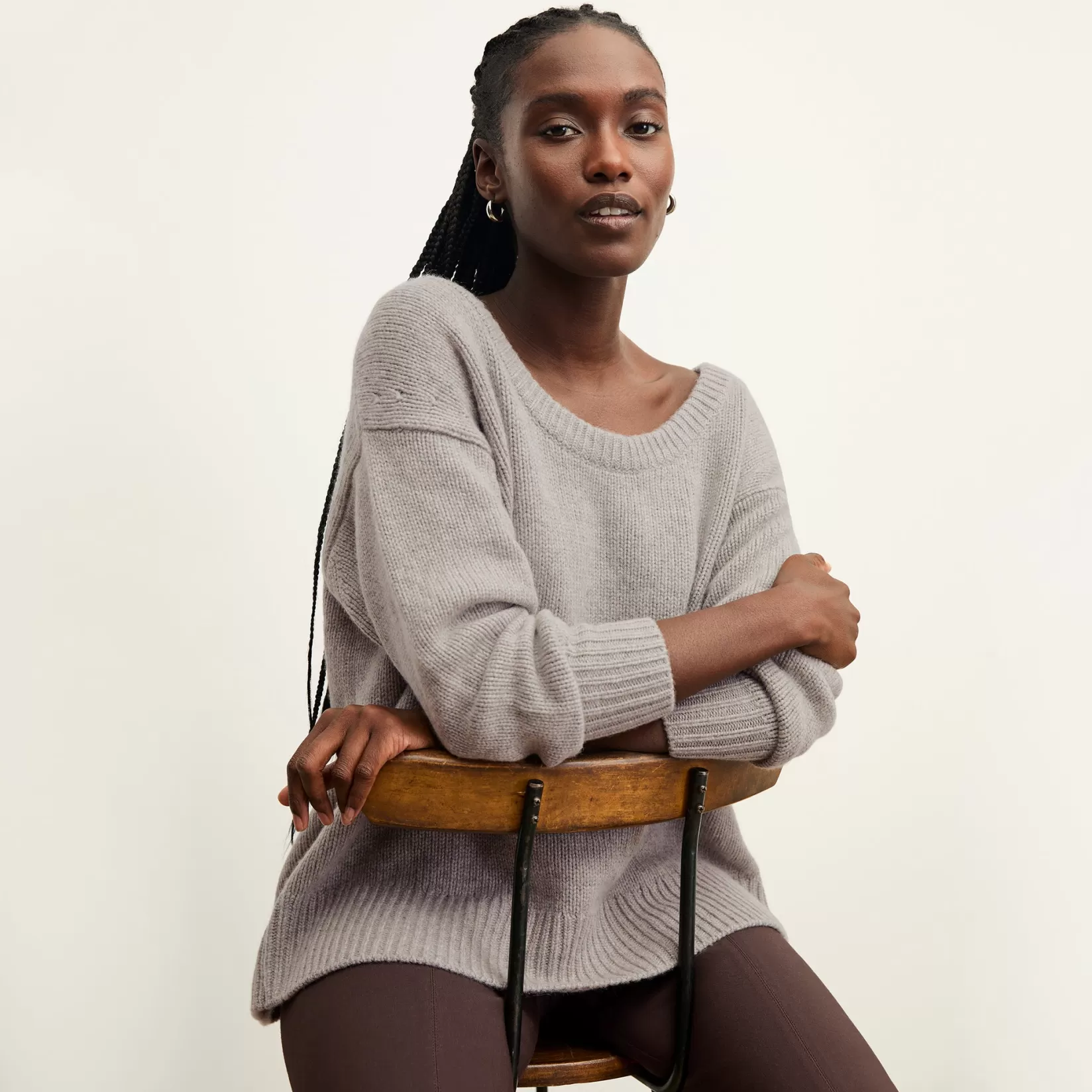 Sweaters | M.M.LaFleur The Theo Pullover - Plush Cashmere Stormcloud