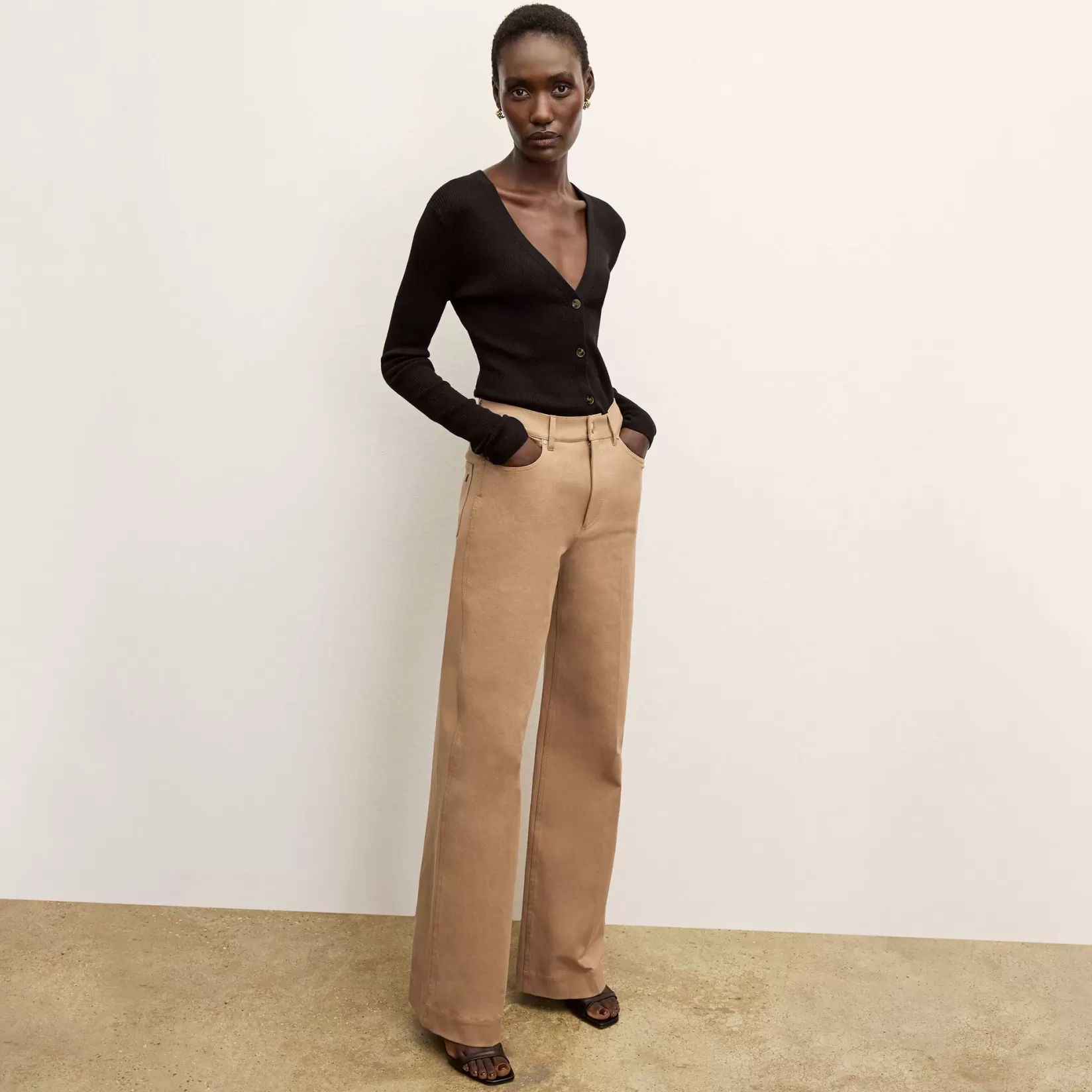 Tops | Sweaters | M.M.LaFleur The Watson Cardigan - Ribbed Merino Black