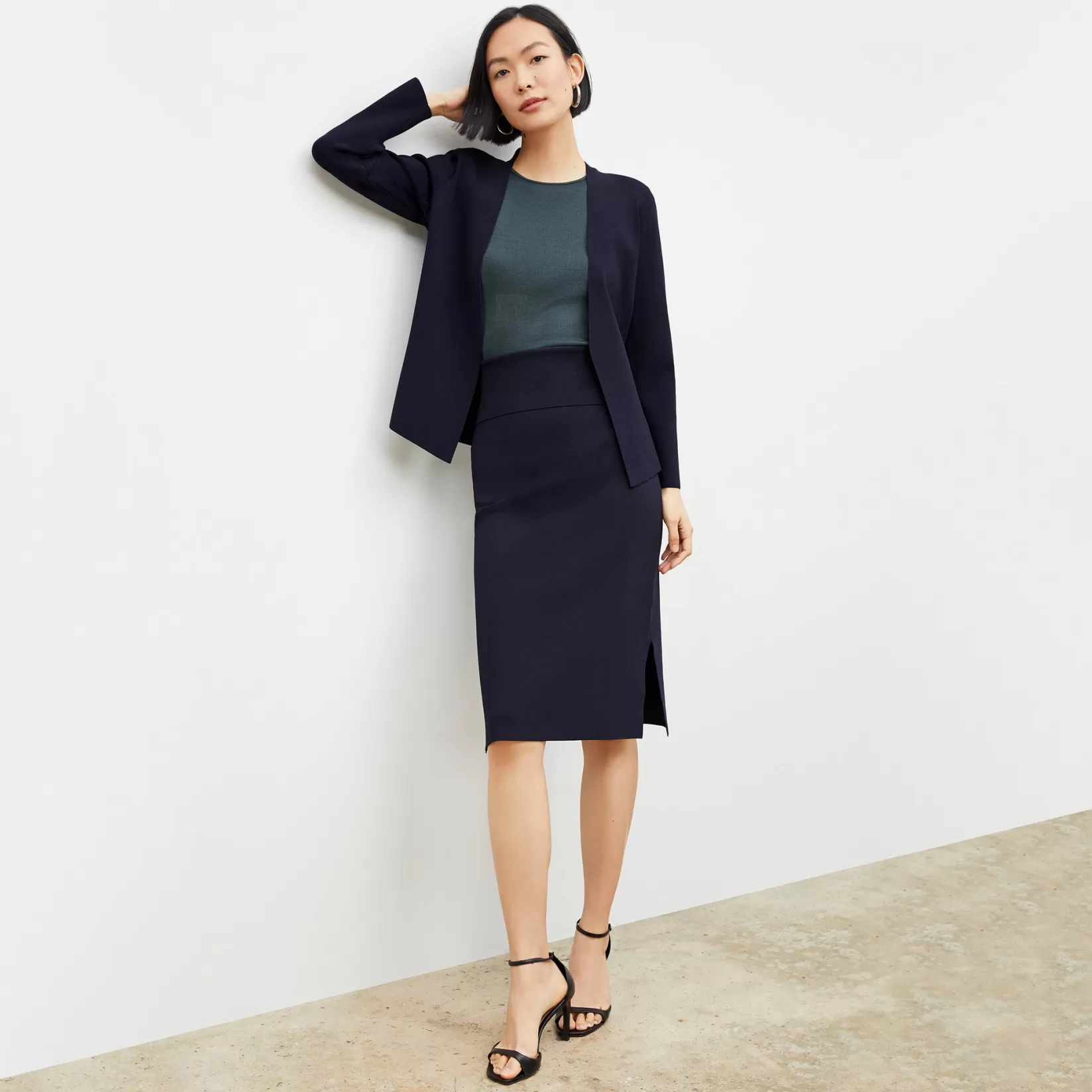 Skirts | M.M.LaFleur The Woolf Jardigan Navy