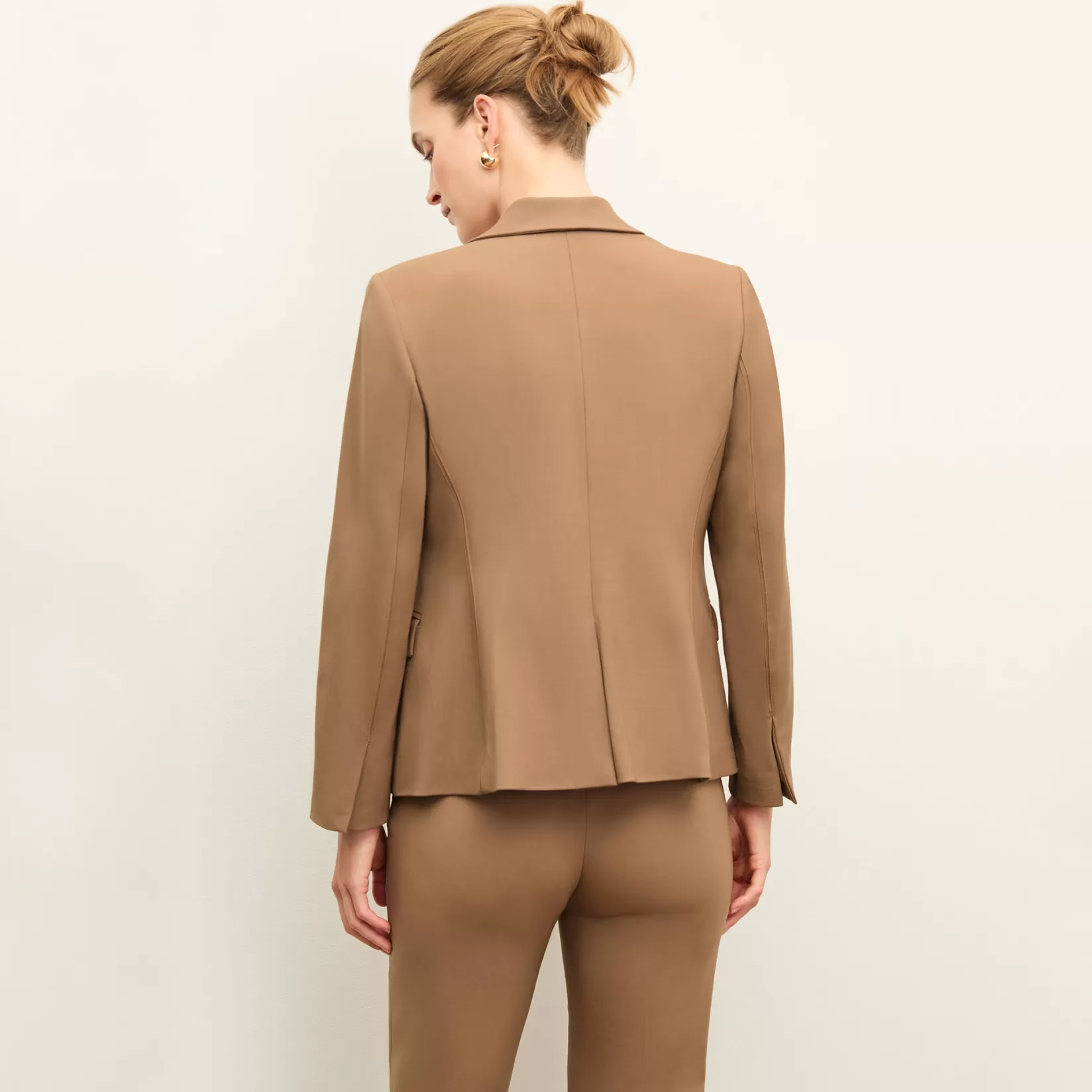 T-Shirts | M.M.LaFleur The Yasmine Blazer - Wool Twill Camel