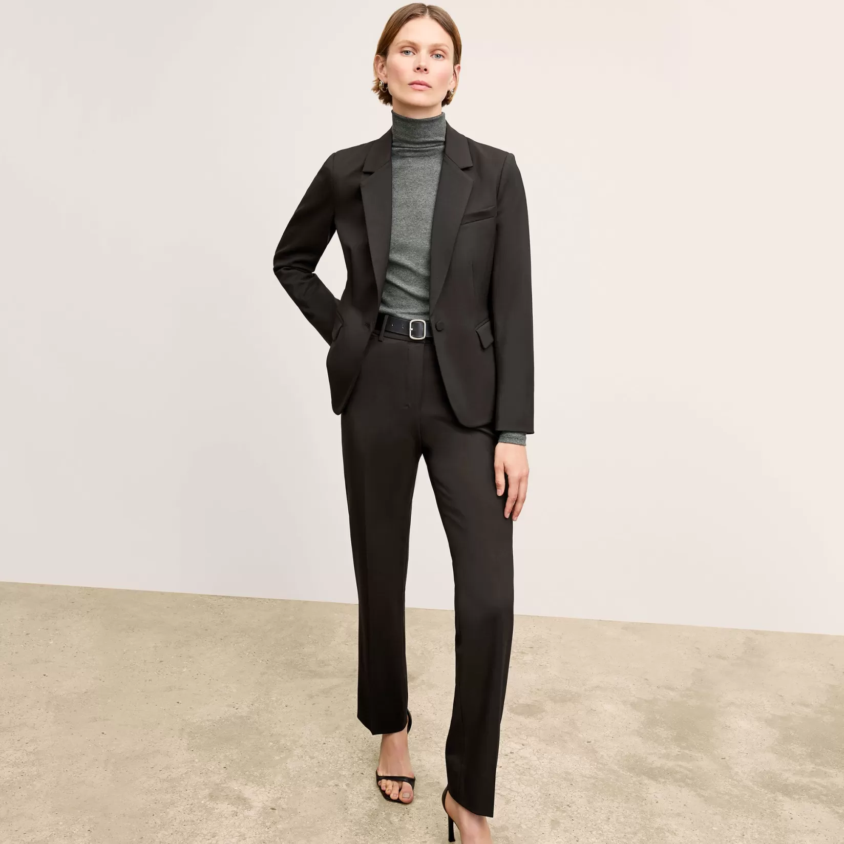 Jackets | M.M.LaFleur The Yasmine Blazer - Wool Twill Black