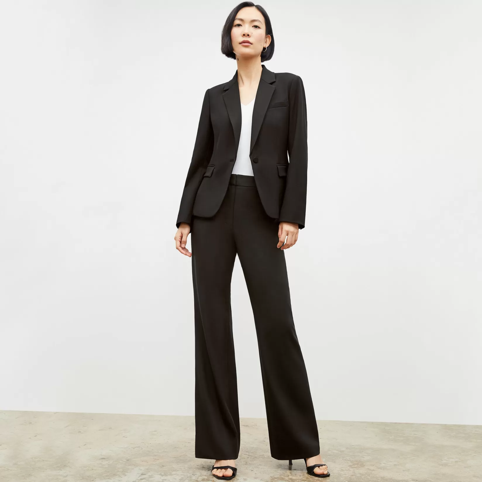 Jackets | M.M.LaFleur The Yasmine Blazer - Wool Twill Black