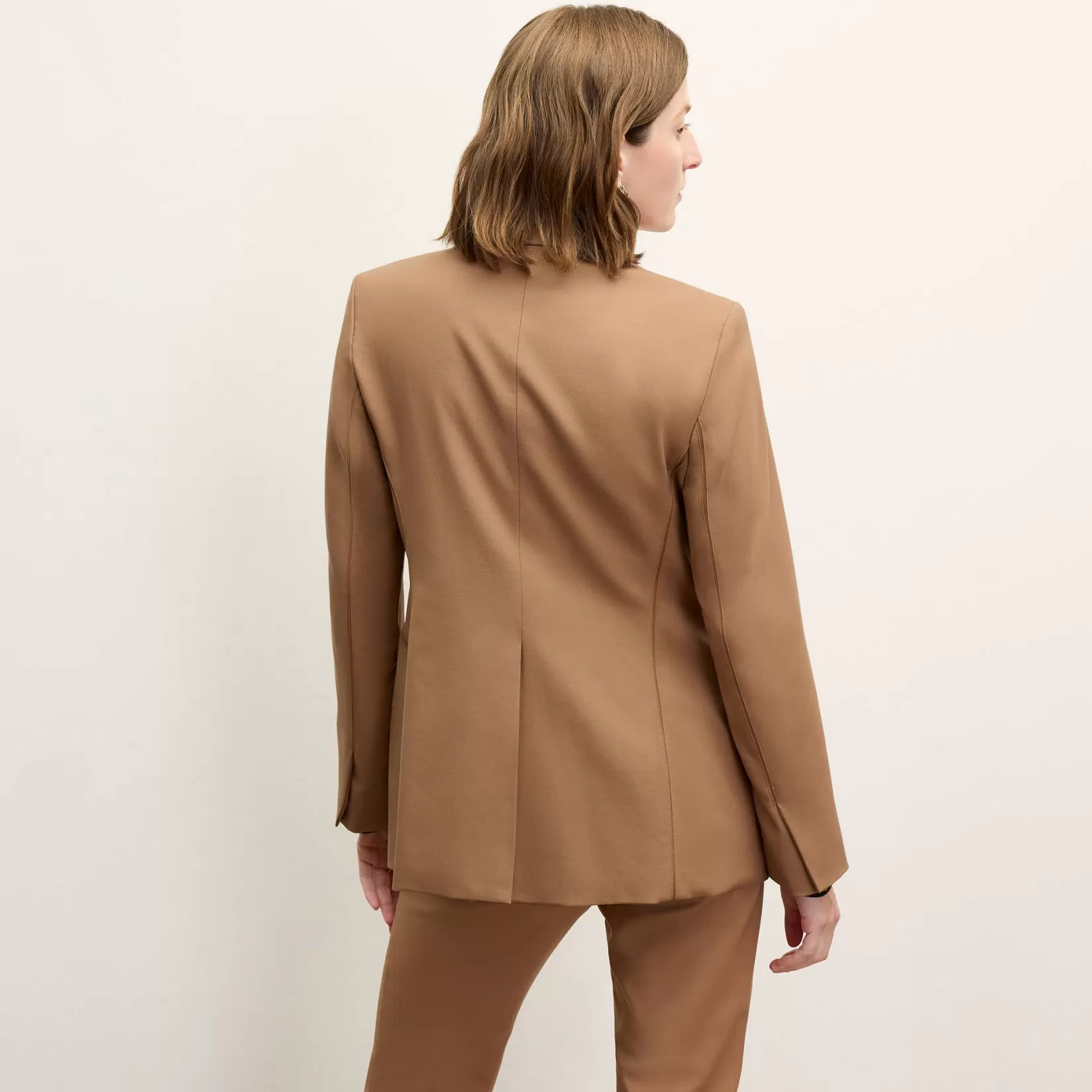 T-Shirts | M.M.LaFleur The Yiyan Classic Blazer - Wool Twill Camel